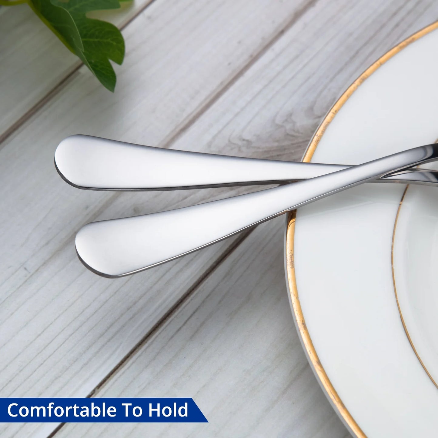Dinner Forks and Spoons Set, 12 Pcs Stainless Steel Spoons and Forks for Home Kitchen, Silver Forks Spoons
