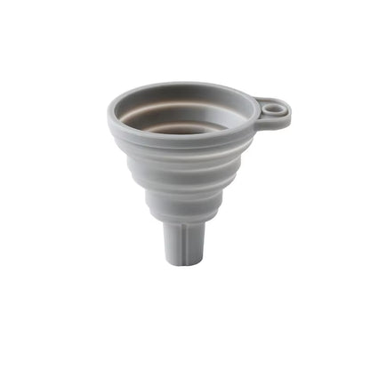 Creative Silicone Folding Funnel Retractable Household Liquid Sub-Mini Funnel White Grey Funnel Kitchen Gadget